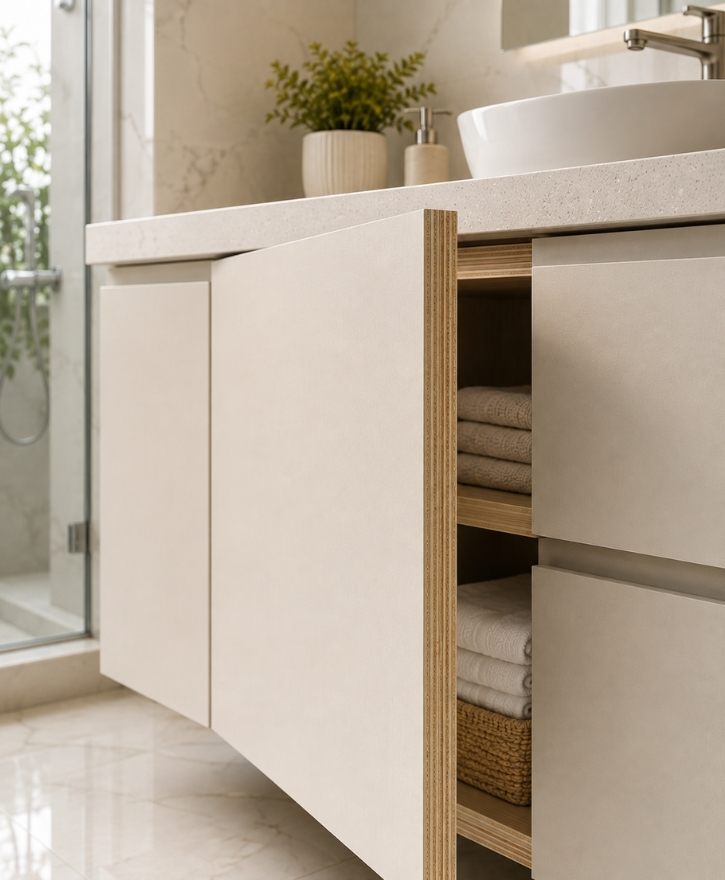 Laminate to Plywood Bonding detail layout