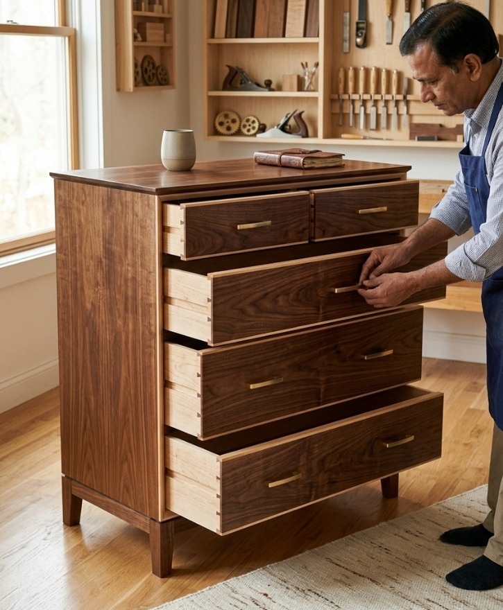 Furniture and Interior Woodwork detail layout