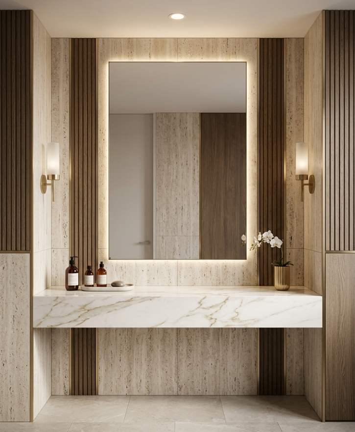 Interior, Kitchen & Mirror Applications detail layout