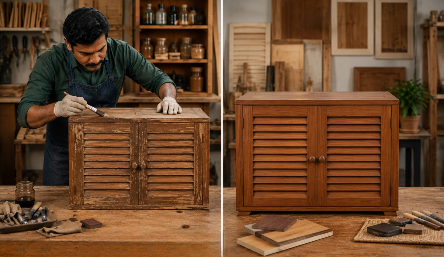 Wooden Furniture bonding application