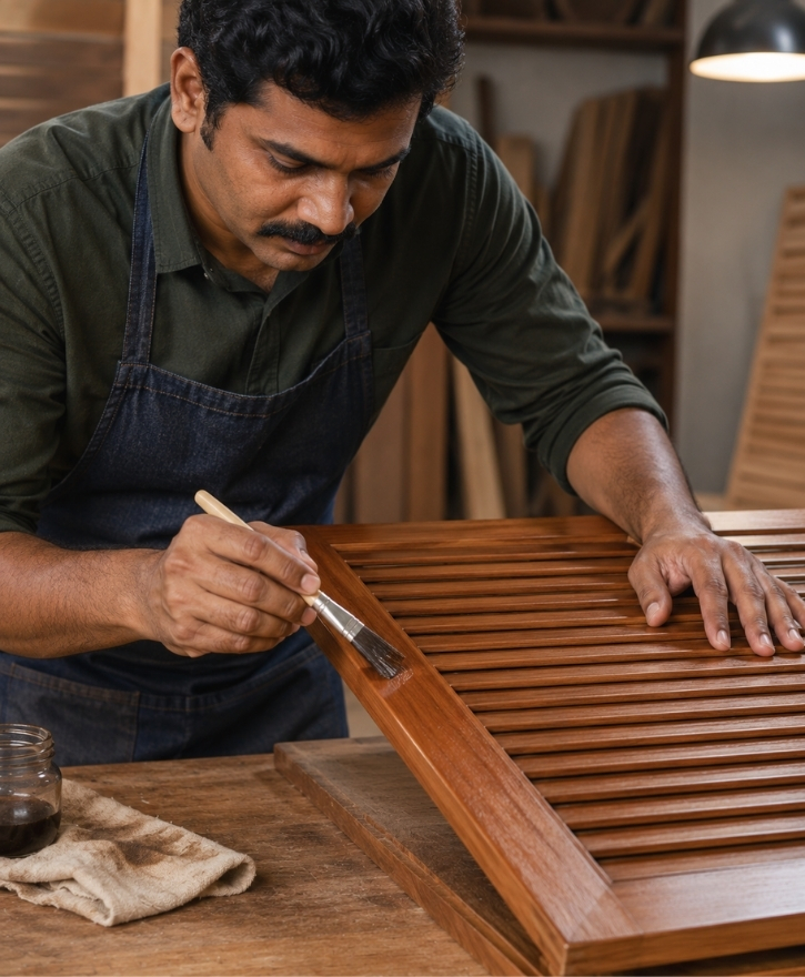 Wooden Furniture detail layout
