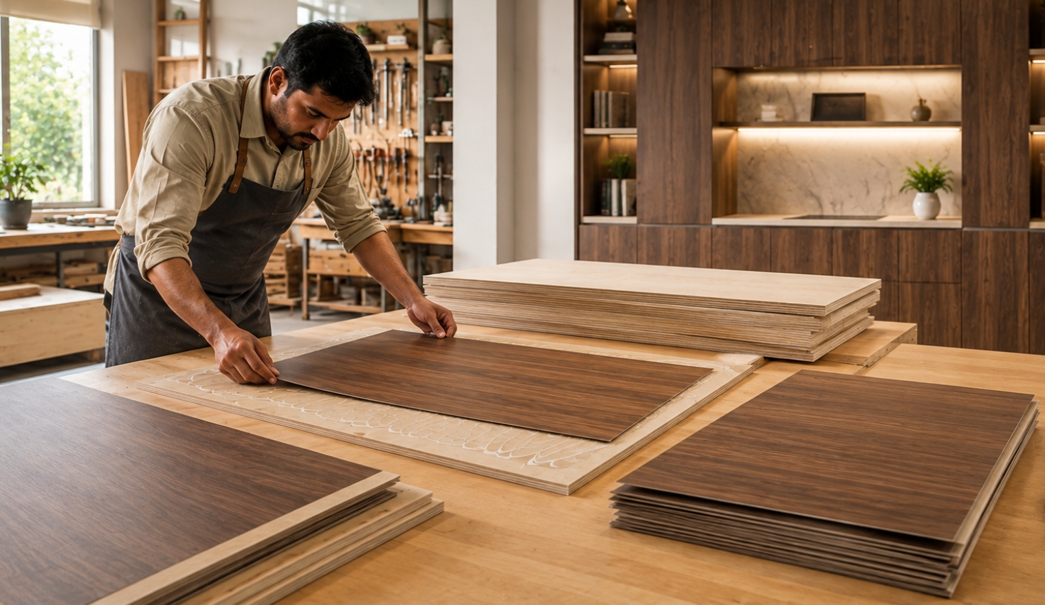 Laminate to Plywood Bonding bonding application