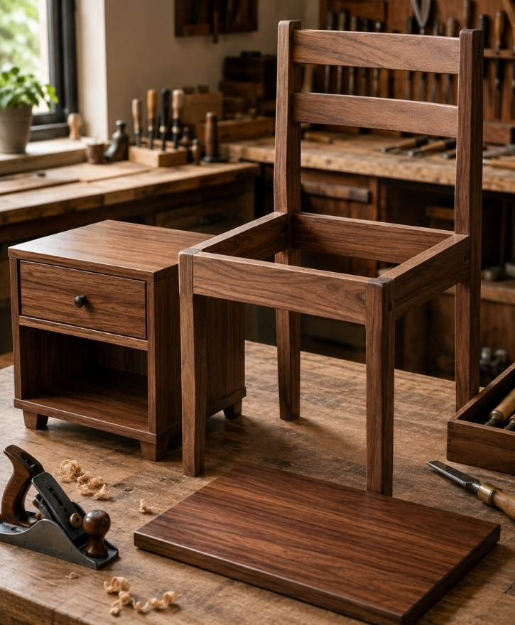 Wood Working Application detail layout