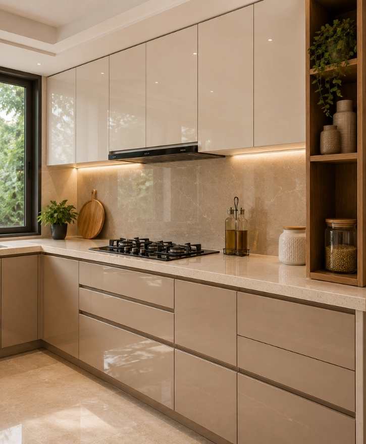 Modular Kitchen and Interior Applications detail layout